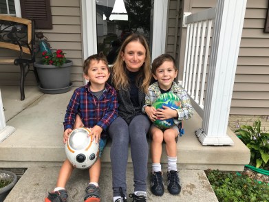 Sarah and boys